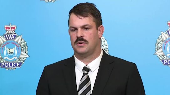 WA Police major crash Detective Sergeant Ollie Edwards.
