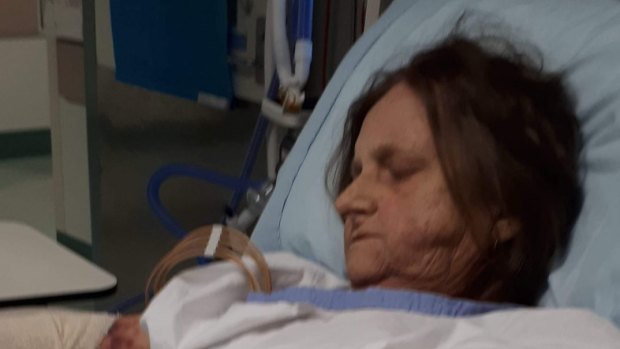 Margaret Sutherland is in hospital in Redcliffe, with her family around her.