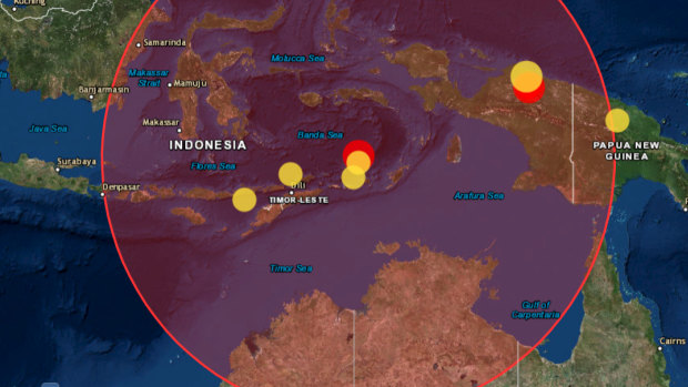 Parts of Darwin CBD have been evacuated after being shaken by a powerful 7.2 magnitude earthquake originating in Indonesia. 