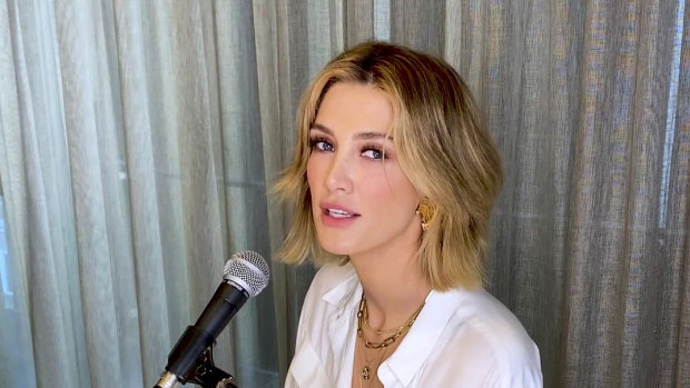 Delta Goodrem has released a new single called Keep Climbing.