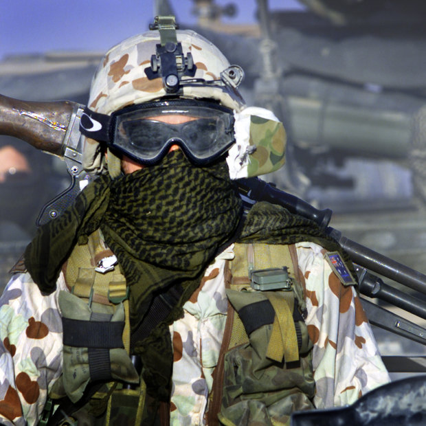 SAS soldiers on patrol in Afghanistan in 2005.