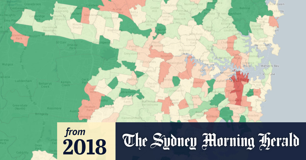 The Parts Of Sydney With The Most Development And Those With The