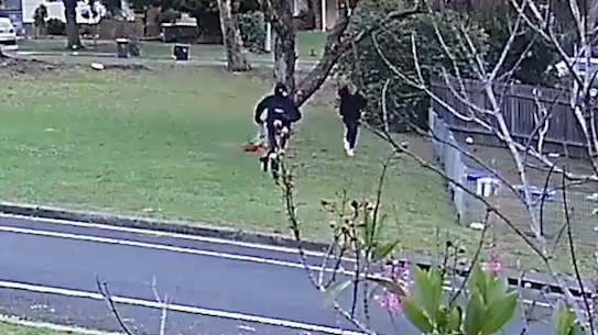 Two men seen fleeing the scene of the shooting of Mejid Hamzy.