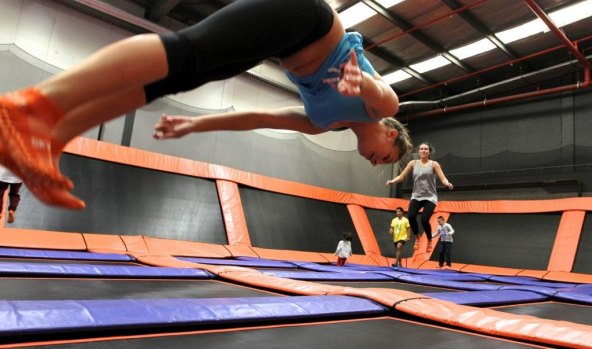 Trampoline parks, such as Sky Zone in Alexandria, have surged in popularity in recent years.