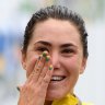 Canberra cyclist Chloe Hosking wins opening stage of women's tour