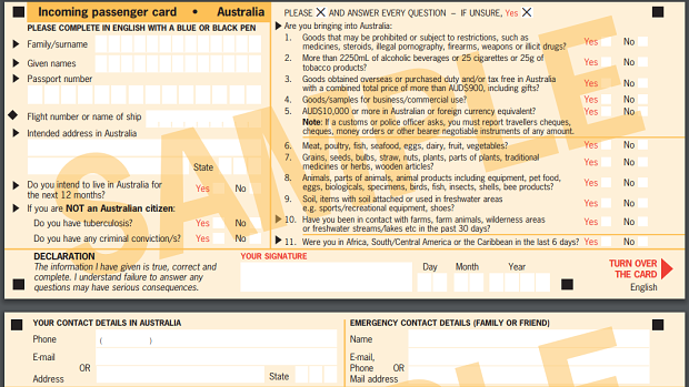 Other countries have come up with better alternatives to Australia’s Incoming Passenger Card.