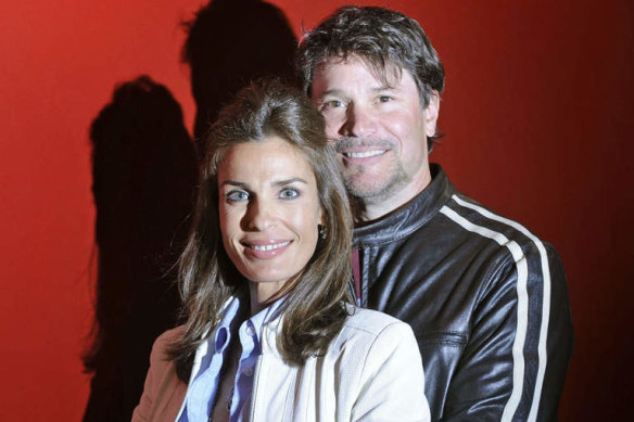 Actors Peter Reckell and Kristian Alfonso, better known as Bo and Hope Brady from Days of Our Lives.