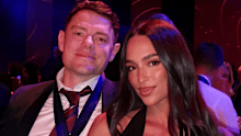 Lachie Neale and Emma Field at 2026 Brisbane Lion Club Awards
