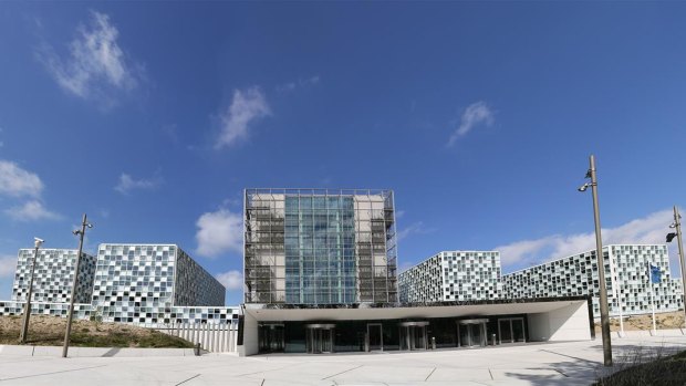 The International Criminal Court building in the The Hague