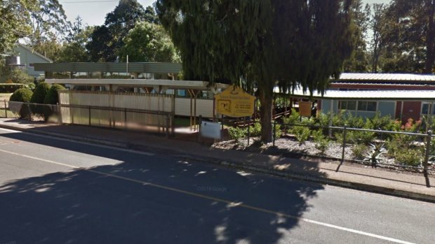 Tamborine Mountain State School, where the school's water bore has run dry.