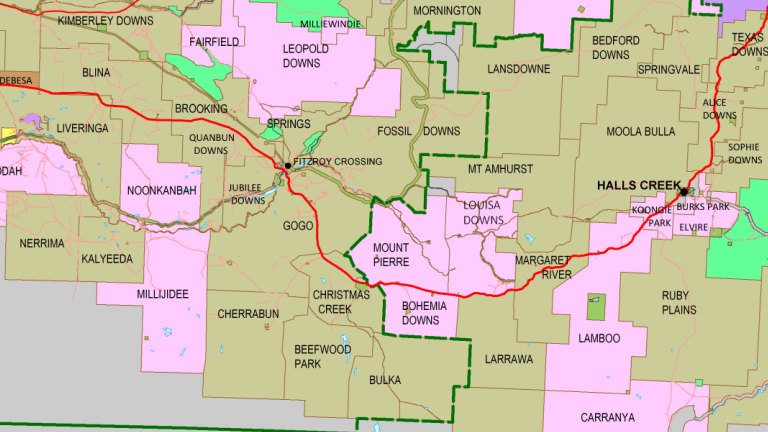 Nt Pastoral Stations Map Billionaire Gina Rinehart To Sell-Off 1.8 Million Hectares Of Wa And Nt  Cattle Stations