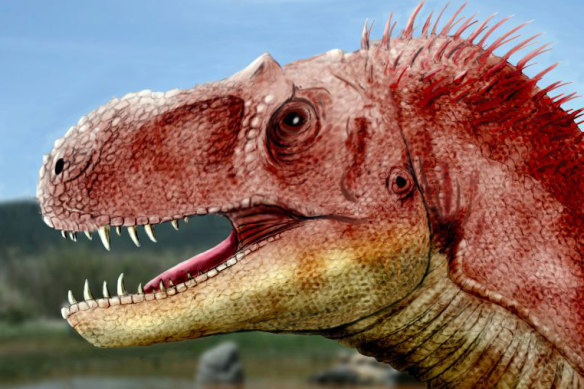 An artist impression of Teratophoneus, or monstruous murderer, of the tyrannoraurid family. 