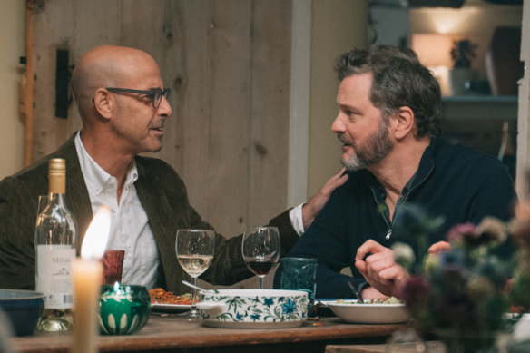 Stanley Tucci (left) with Colin Firth in the recent film Supernova.