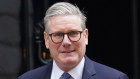 British Prime Minister Keir Starmer en route to parliamentary questions on Wednesday.