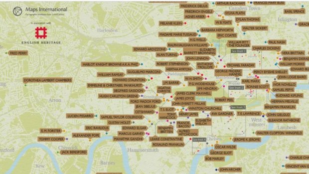 A blue plaques scratch map - like a scratchie ticket from the newsagent, only winning is more likely.