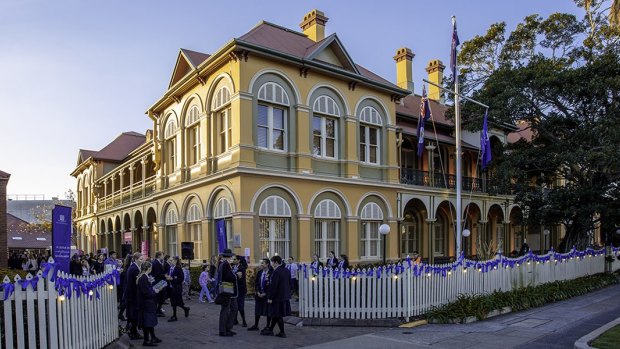 The existing campus on Gregory Terrace.