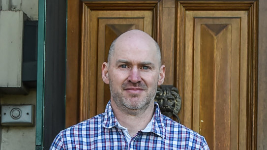 Fitzroy Community School principal Tim Berryman on Monday.