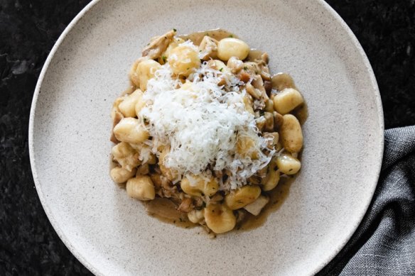Handmade gnocchi.