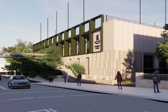 A concept image of the Newington College redevelopment.