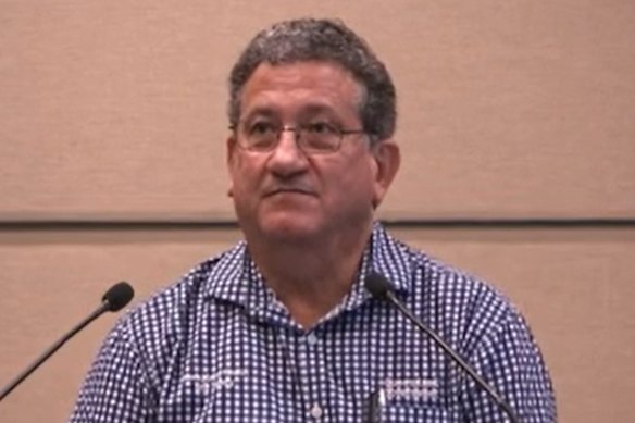 John Dalamaras, WHSQ operations manager for Cairns, gives evidence on Wednesday.