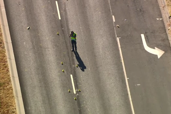 The man, who was found dead in the middle of the road by a passerby, has not yet been identified. 