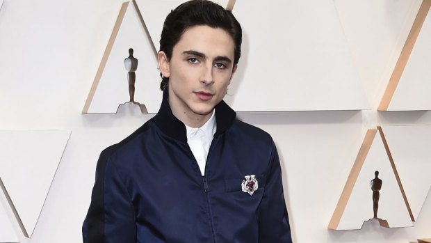 Timothee Chalamet was a bit more laid back.