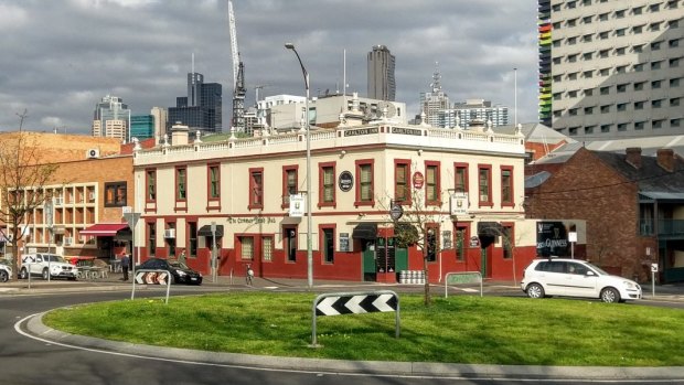The Corkman Irish pub in Carlton, built in 1858, as it was until it was illegally demolished in 2016. 