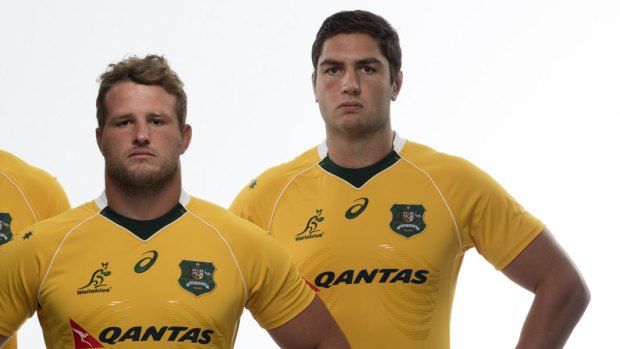 Mates: James Slipper, left,  and Rob Simmons have played together at Super Rugby and Test level.