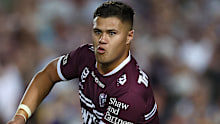 Josh Schuster in action during his Manly days.