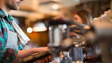 Cafe worker
