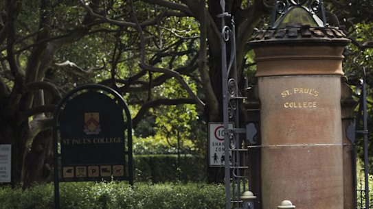 St Paul’s College at Sydney University.