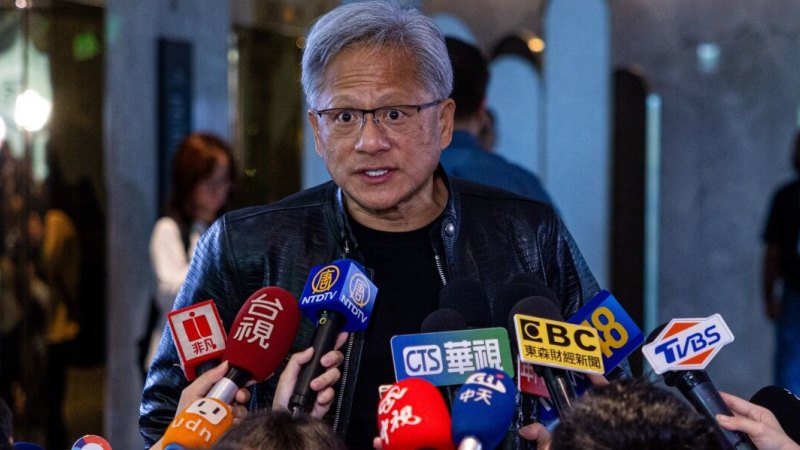 AI king Jensen Huang just made $72 billion in a day