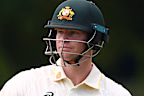 Steve Smith scores a half century against Bangladesh.