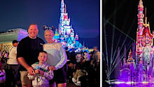 Images from Sean Thompson's famil to Hong Kong Disneyland for 9Travel. The Thompson family take in the sights of a Disney park classic.