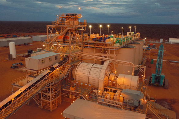 Gascoyne Resources' Dalgaranga gold mine and processing plant.  