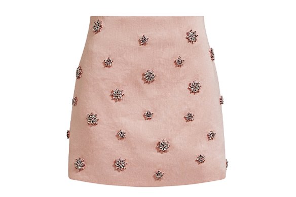 Aje “Demi Crystal Mini” skirt.