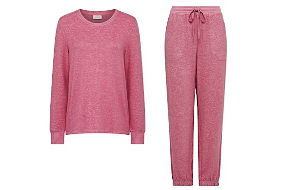 Sussan “Brushed Long Sleeve” pyjama top and pants.