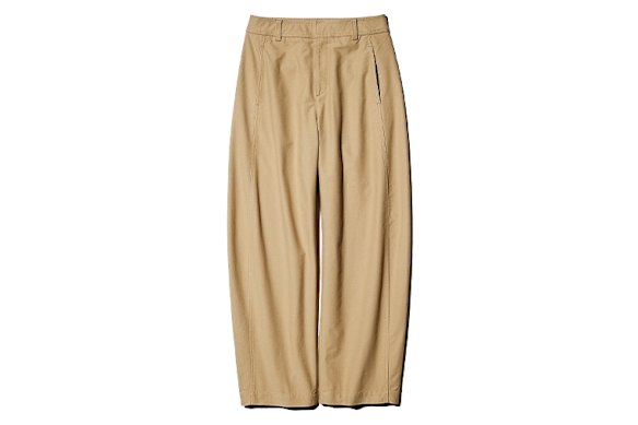 Uniqlo “Jersey Barrel Leg” pants.