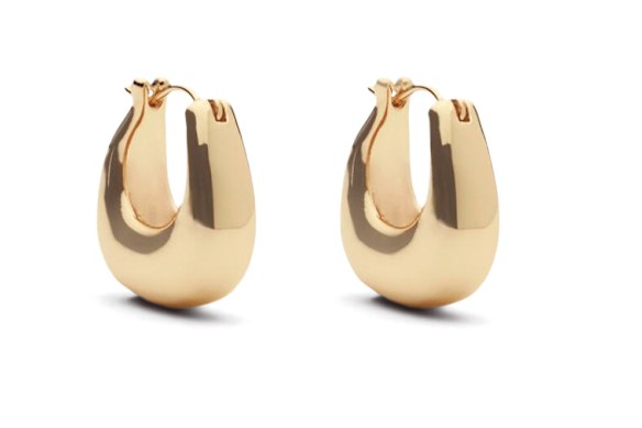Seed “Mini Oval Hoop Earrings”.