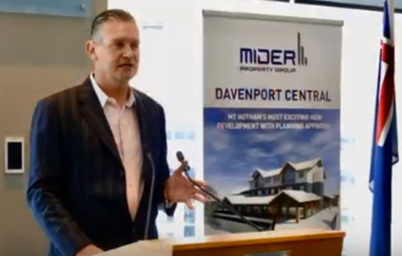 Anton Wilson at the Davenport Central launch in March 2018.