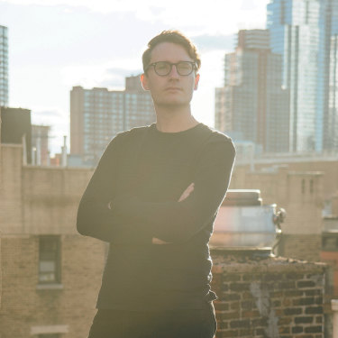 Matthew Knott, US correspondent for The Age and The Sydney Morning Herald, on the Manhattan rooftop he plunged from in June.