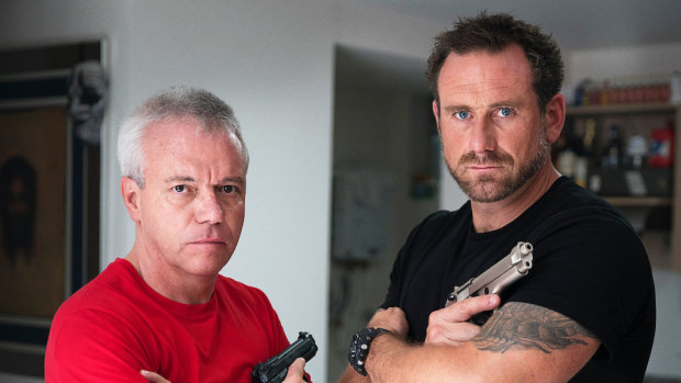 Former Royal Marines commando Jason Fox (right) hosts a show that interviews smugglers, assassins and those deep in the drug trade in Inside The Real Narcos.