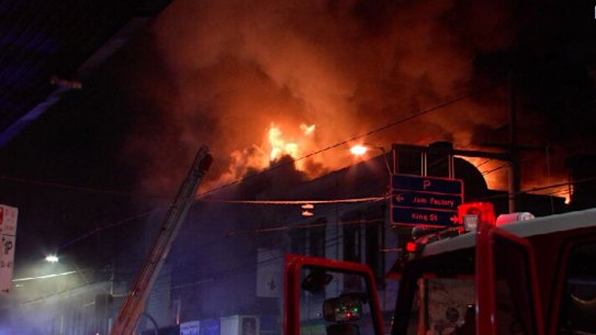 The club was engulfed in flames just after 2am on Thursday.