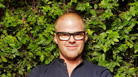 British chef, Heston Blumenthal photographed at The Rocks, Sydney on September30, 2013. NEWS photo: Marco Del Grande