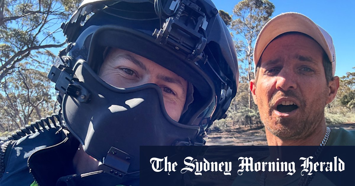 ‘Did you order a pizza?’: Missing WA prospector rescued after building makeshift shelter