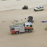 Foreign tourist dead, four injured, in beach rollover