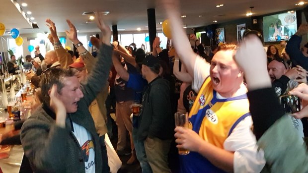 Bunbury pubs were full to the brim with loud Eagles supporters.