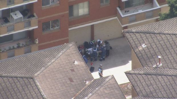 A four-year-old boy has been taken to hospital after falling out of an apartment window in Sydney's south.