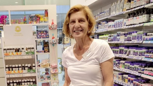 Dr Vicky Kritikos at a pharmacy in Jervis Bay where she is offering free asthma assessments to the community.
