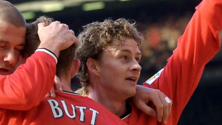 In my heart: Ole Gunnar Solskjaer (right) is set to take over as interim manager at Manchester United.